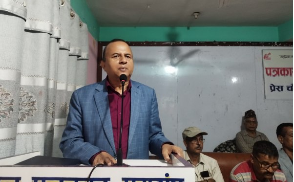 सरकार आर्थिक विकास र पूर्वाधार निर्माणमा केन्द्रित छ: महासचिव पोखरेल